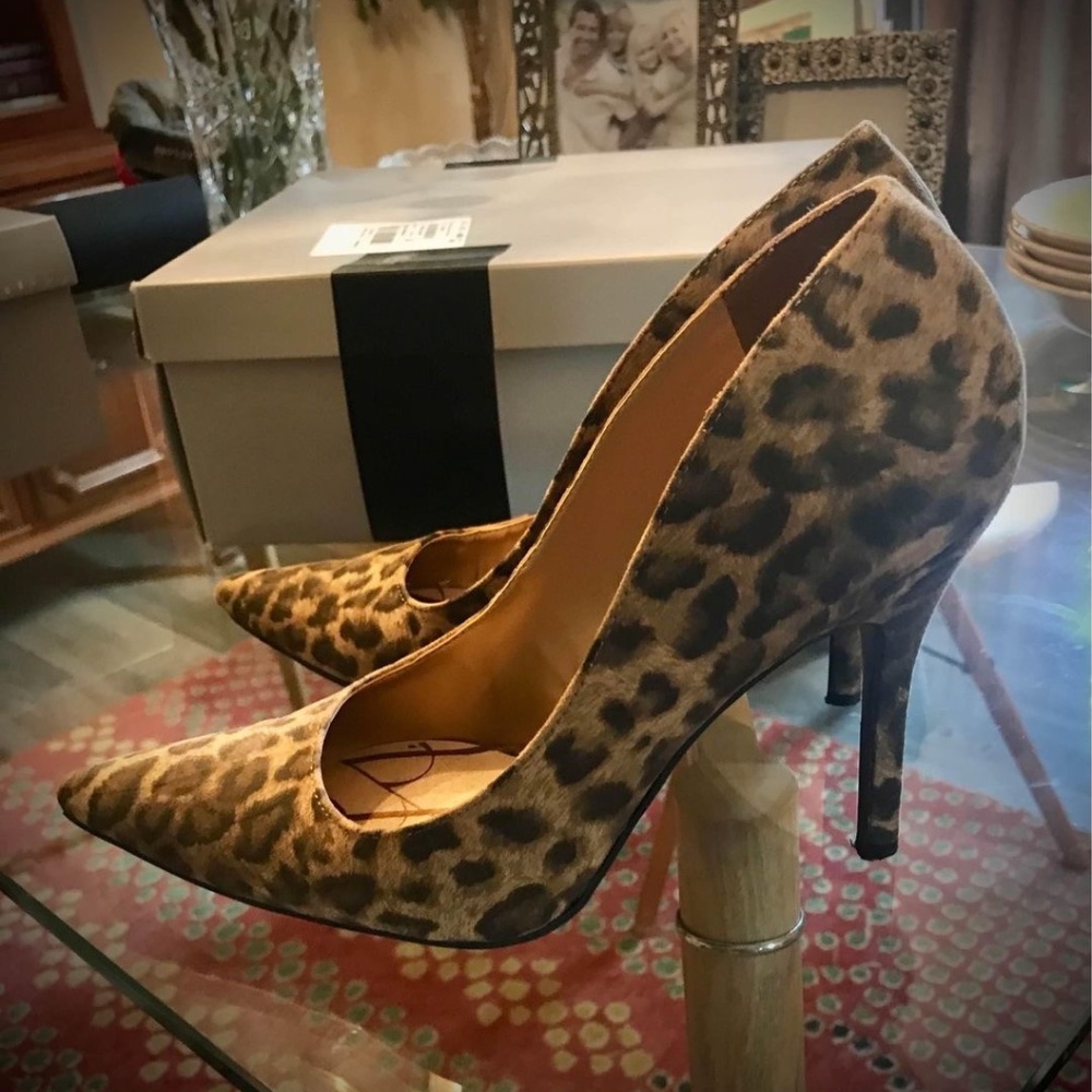 Ladies Sam & Libby Shoes (Heels) - Animal Print - Sz 9